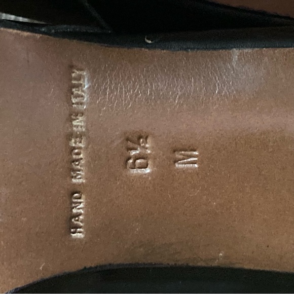 Joan & David Black Leather Boots - Picture 6 of 7